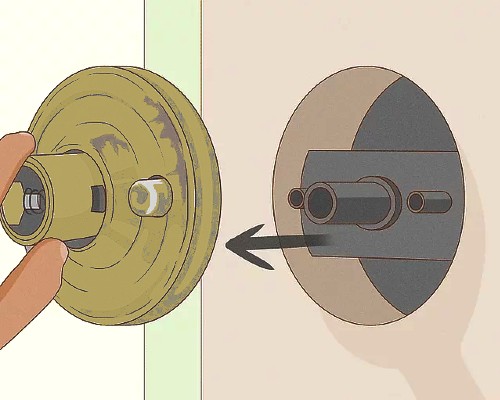 Doorknob Removal Step 3